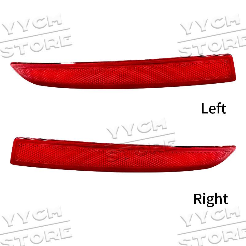 Car Rear Bumper Reflector Brake Light Tail Fog Lamp For 5 Series F10 F18 LCI Sedan 2014-2017 OE:63147318555 63147318556