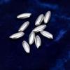 S999 Sterling Silver Rice Grain Pendant - Handmade DIY Jewelry Accessory