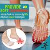 Tåskiller, Forfotspute, Metatarsalputer, (4 STK) Plantarpute Gel, Tåspreder, Gelpute Føtter