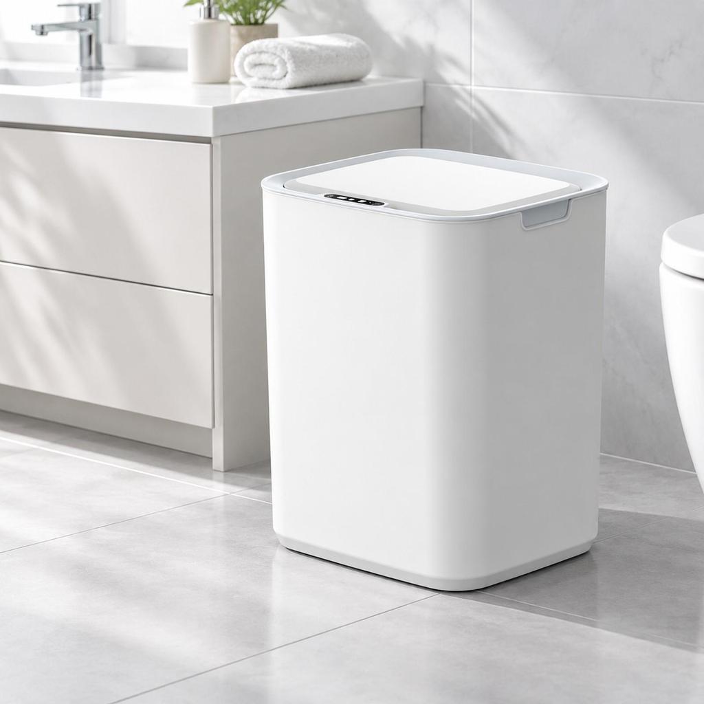 22L Rechargeable Garbage Bin Hands Motion Low-Profile