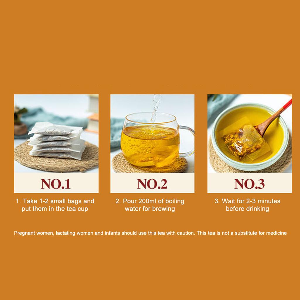 Hericium Erinaceus Kräutertee 150g 30 Stück Mellow Einzelverpackung Multi-Zutat Poria