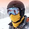 Breathable Neck Warmer Soft Fleece Thermal Collar Windproof Snood Face Mask  Adults