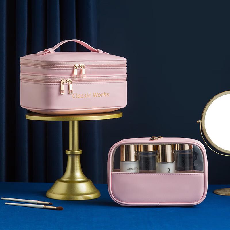 Li Shen PU Cosmetic Travel Bag 2-Piece Set 1