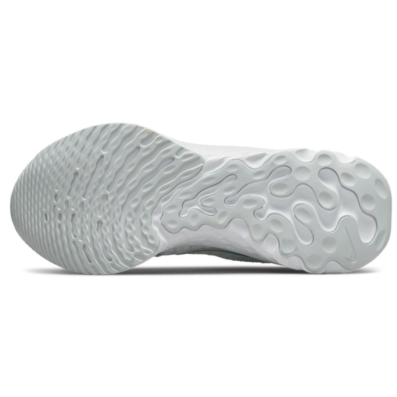 Nike React Infinity Run Flyknit 3 White Metallic Silver Women's Sneakers DD3024-101