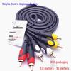 Fengxu 1526 AV Cable: 3-Pair Red, White, Yellow RCA Audio-Video Component for Set-Top Boxes and Devices