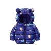 2025 Herbst/Winter Daunenjacke im Cartoon-Stil für Babys, mit Fleece gefüttert, kurze & dicke warme Baumwolljacke für Kleinkinder