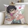 anime Senpai Is an Otokonoko Cushion Cover Soft  EasyWash Pillow Case  Versatile for Couch Bed Travel and Office