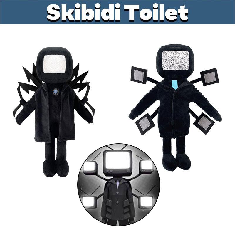 Plush Skibidi Toilet Dolls Television Stuffed Toys Tv Man Prank Game Props Decor