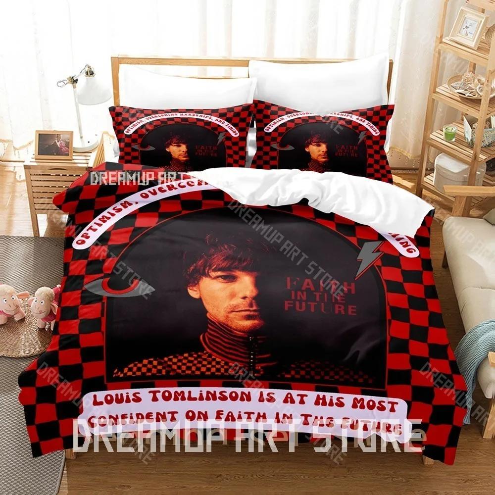 3D Print Faith In The Future Louis Tomlinson Bedding Set Single Twin Full Queen King Size Bed Set Adult Kid Bedroom Duvetcover