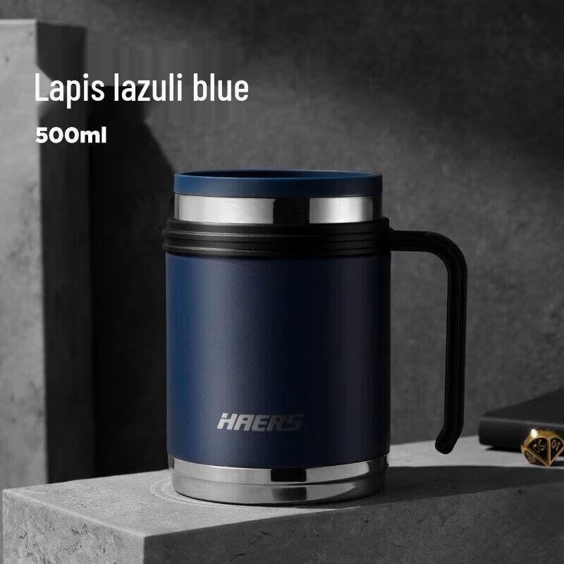 HAERS Men s Matte Insulated Mug with Handle