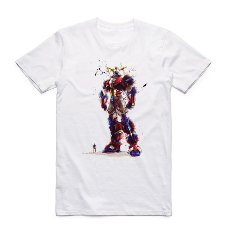 

2019 S-XXX Мужская футболка Grendizer аниме япония робот серия классическая с коротким рукавом круглый вырез Харадзюку Повседневная футболка Swag 4XL