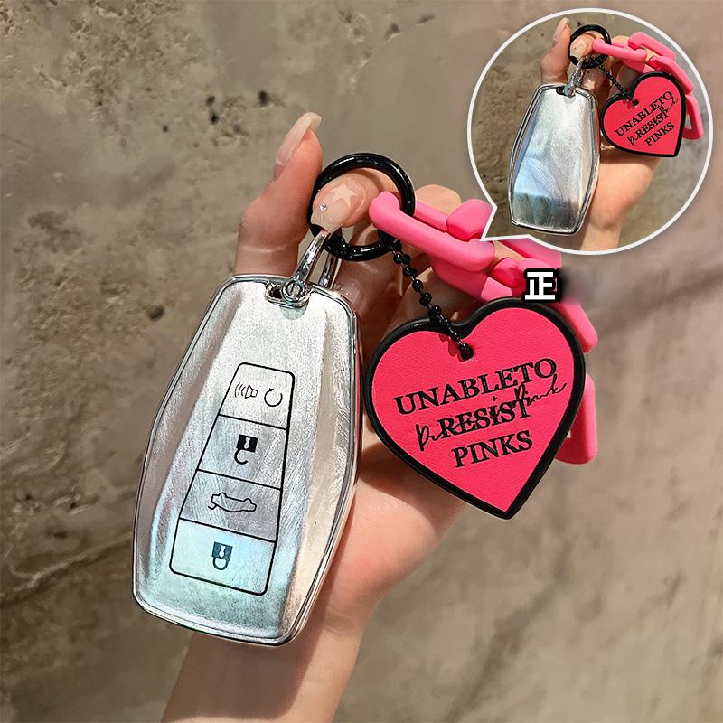 Luxury Car Key Case Cover with Keychaifor Geely Okavango Coolray Atlas Monjaro Tugella Emgrand GT S Proton X50 X70 X6 X7 EX7 GC