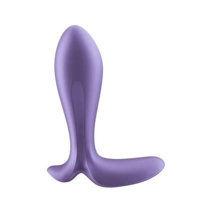 Plug Anal Vibrant Connecté - Satisfyer - Intensity Plug - Violet - Matériau Souple - Taille Unique