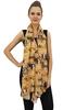 Phagun Women Brown Cotton Voile Horse Print Long Neck Wrap Scarf Stole