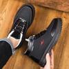 Herren Dick Gefütterte Fleece Winter Schneestiefel Kälteresistent Weiche Sohle Einfache Komfortschuhe für Ältere Lokales Lager