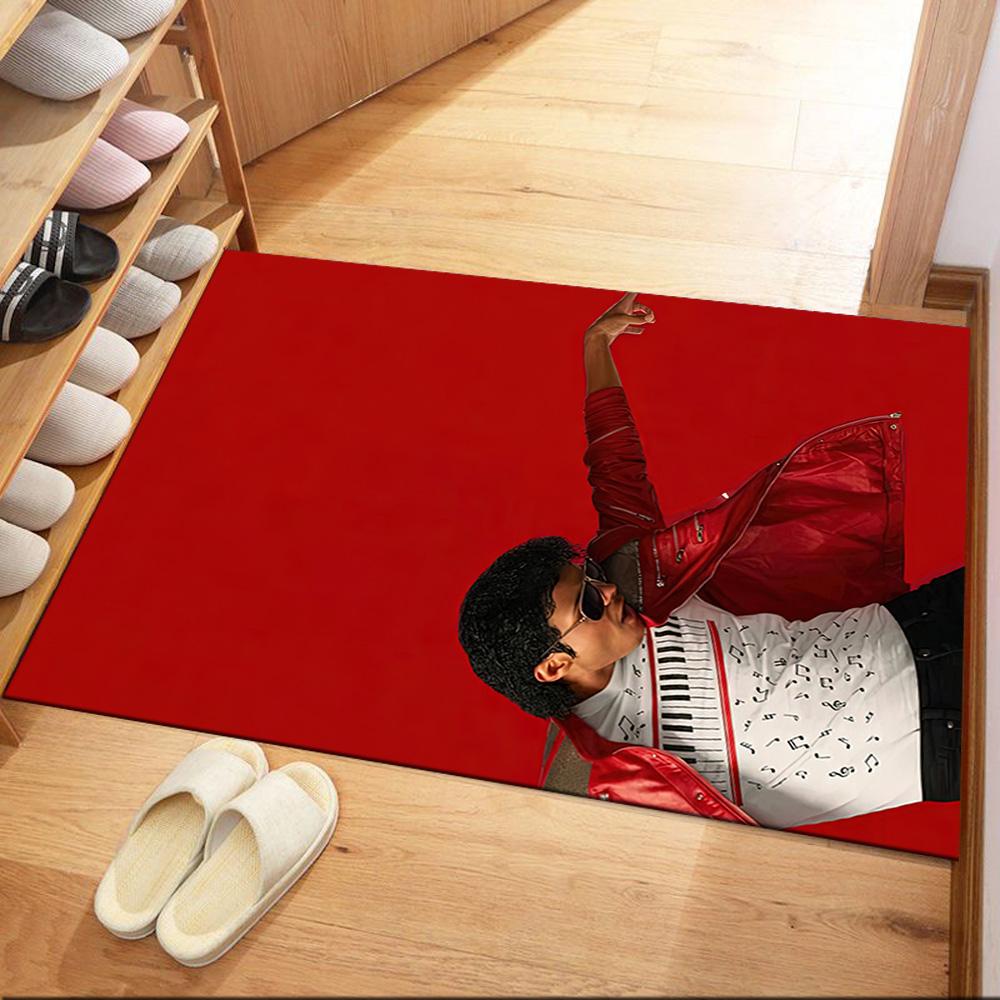 Michael Jackson 102 Floor Mat Suitable for Study room Dormitory Living Rooms Game Room Antislip Carpet Decorate Offices Perfect Gift for Women/Men