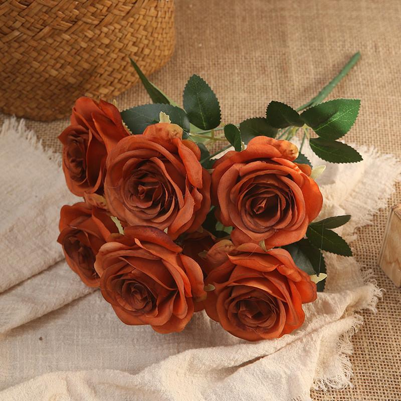 Rose Silk Flowers Party Decoration For Weddings And Celebrations