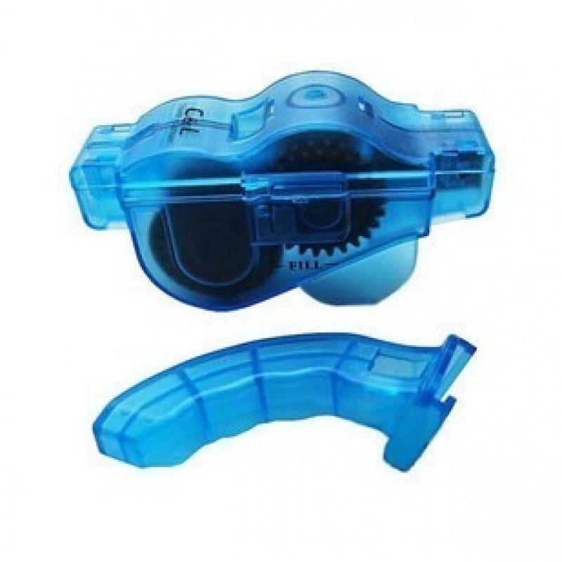 

Інструмент для чищення ланцюга велосипеда та мотоцикла з притискною пластиною