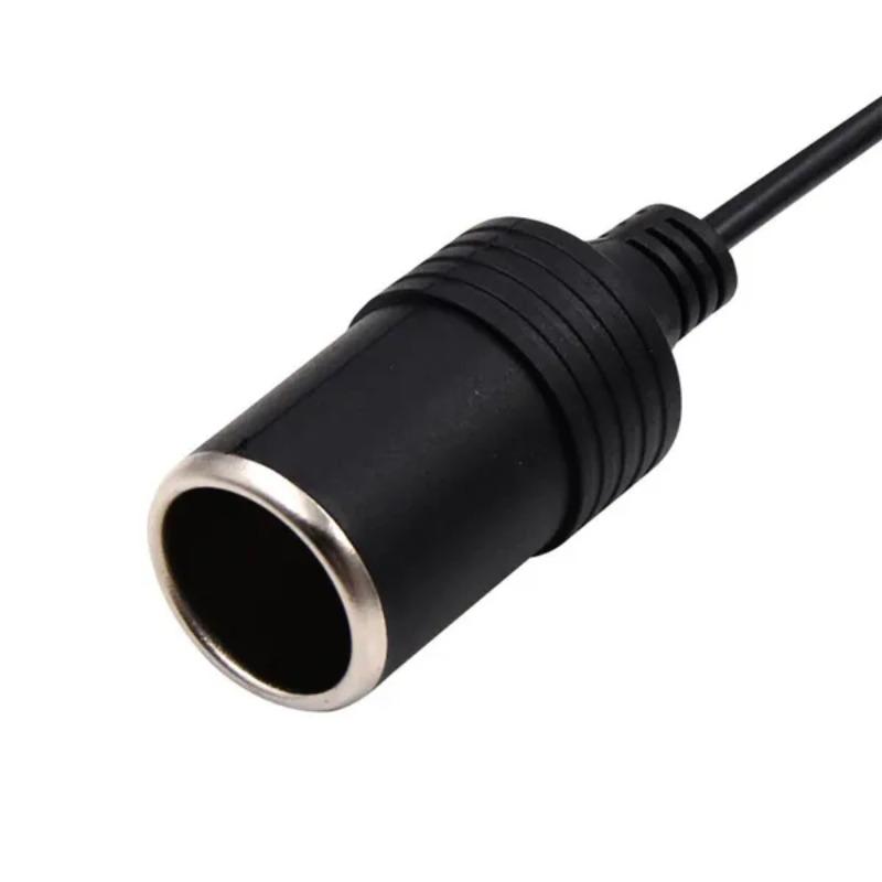 1 Pc Car Lighter Socket Power Cord Car Converter Adapter Wired Controller USB Port To 12V