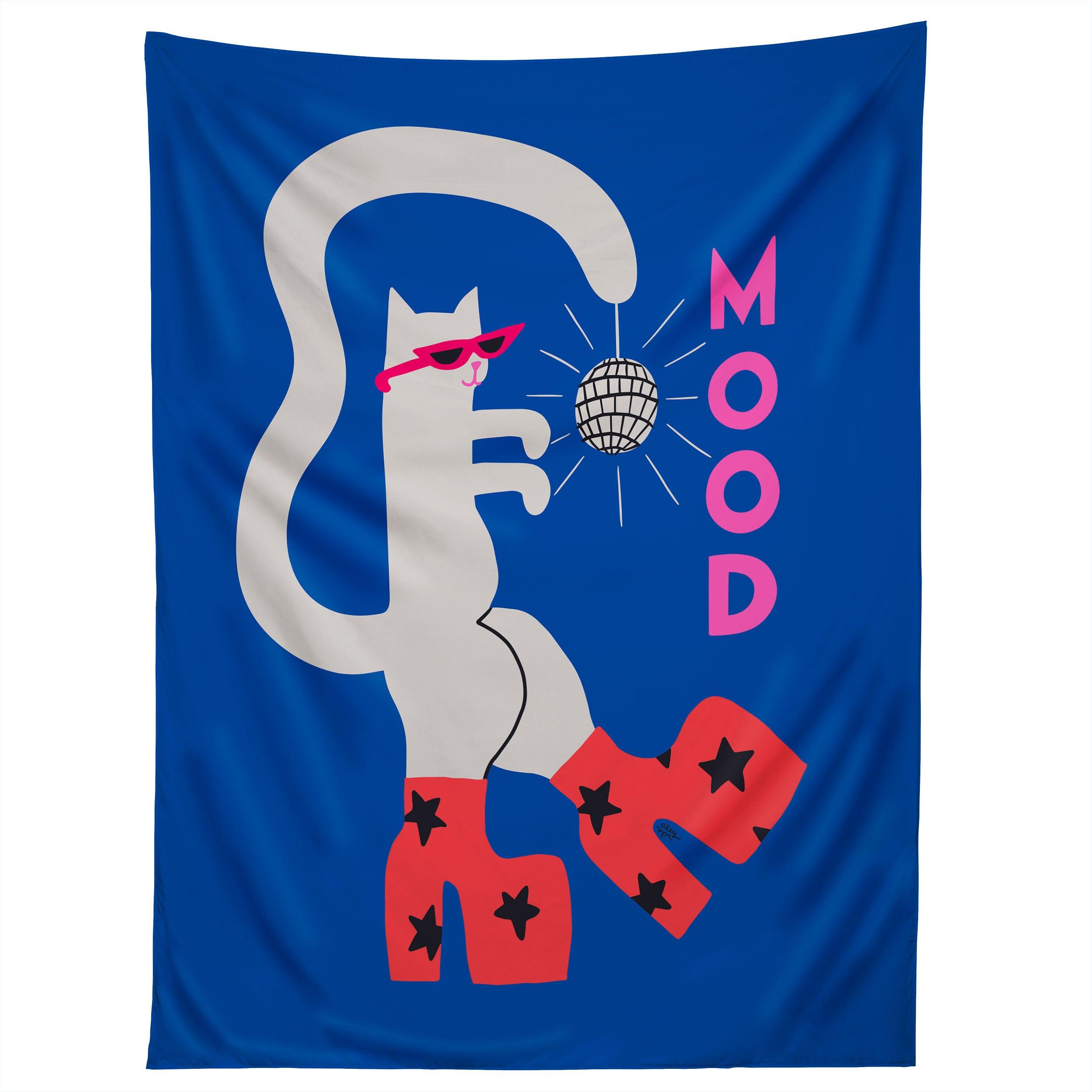 MOOD CAT tapestry 75x100