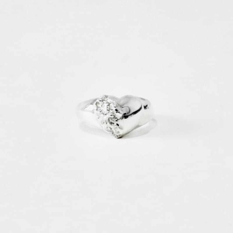 piseoul shape of love ring (silver)