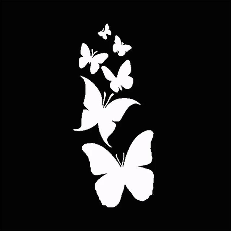 Car Sticker Butterfly Decoration Car Body Rear Car Window Glass Personalized Laser Sticker Scratches Cover Sticker