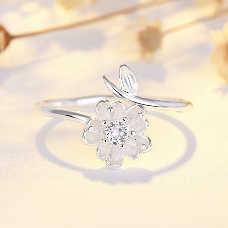 Luxury Copper Classic Ring For Women Jewelry Simple Diamond Ring Imitation Diamond Women'S Ring R019