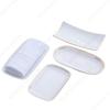Chu Wanya Gold-Rimmed Ceramic Towel & Soap Dishes