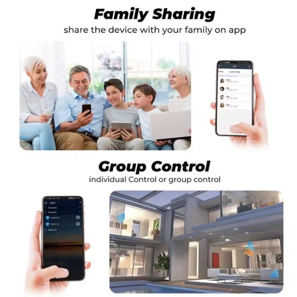 WiFi Smart Plug 100-240V 110V/220V US Socket 10A Cozylife APP Remote&Voice Control Works with Alexa Google Home Timer Function