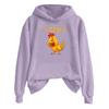 Women's Fashionable Casual Long Sleeve Hooded Printed Sweatshirt