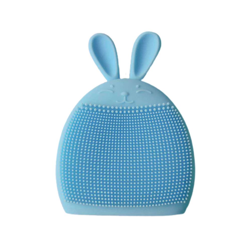 Facial Cleansing Brush Soft Silicone Rabbit Manual Massage Bubble Cleansing Washing Brushes Baby Shampoo Face Brush Makeup Tools