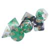 7pcs Acrylic Role Playing Game Dice Men Women Portable Exquisite Polyhedral Dice Set for Bar Holiday Party