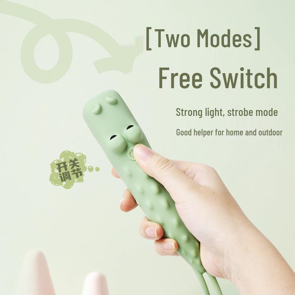 Silicone Animal Handheld Cartoon Flashlight - Soft Shell Night Lamp for Kids
