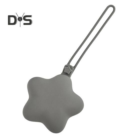 Star Shaped Pacifier Holder Case with Hanging Rope Food Grade BPA Free Portable Silicone Pacifier Protector Case