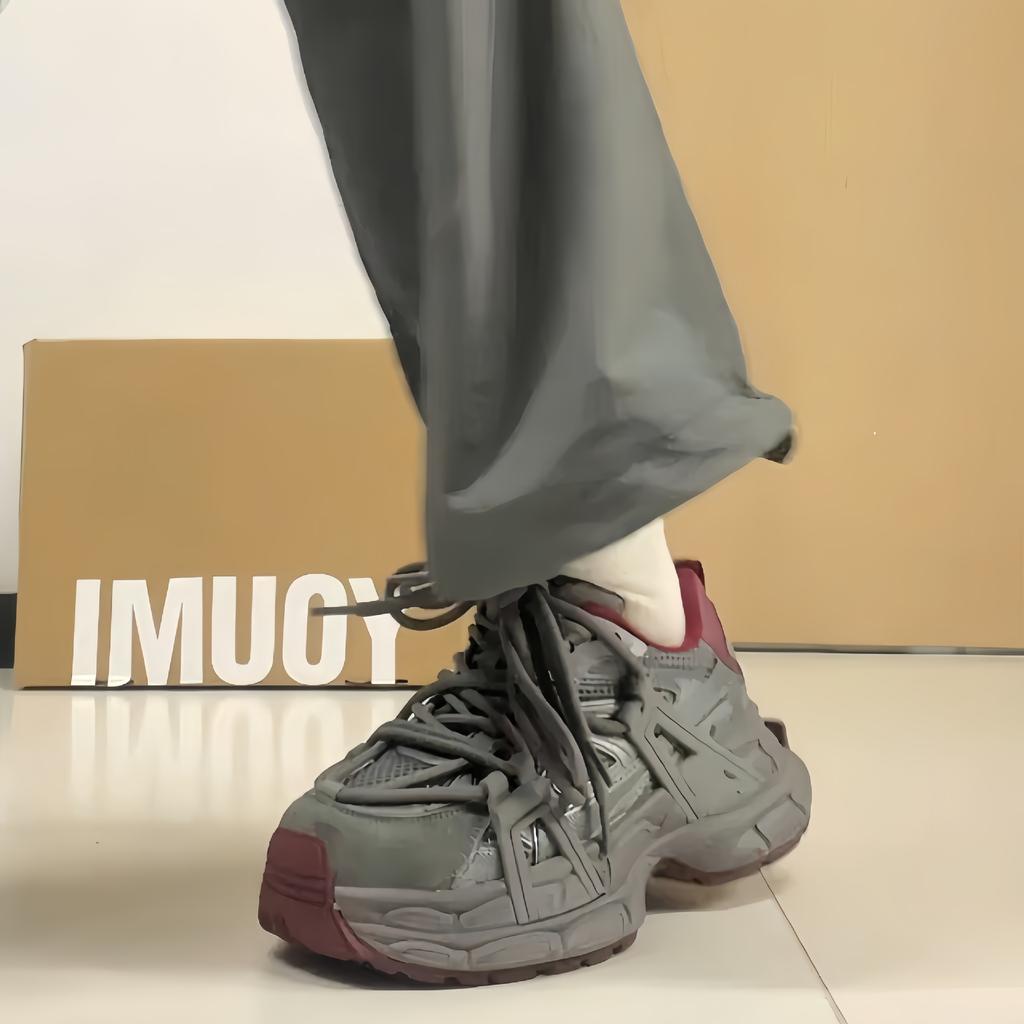 Sneakers British Style 2025 Autumn and Winter New Platform Dad Shoes Casual, Light and Comfortable Versatile Niche Women's Shoes