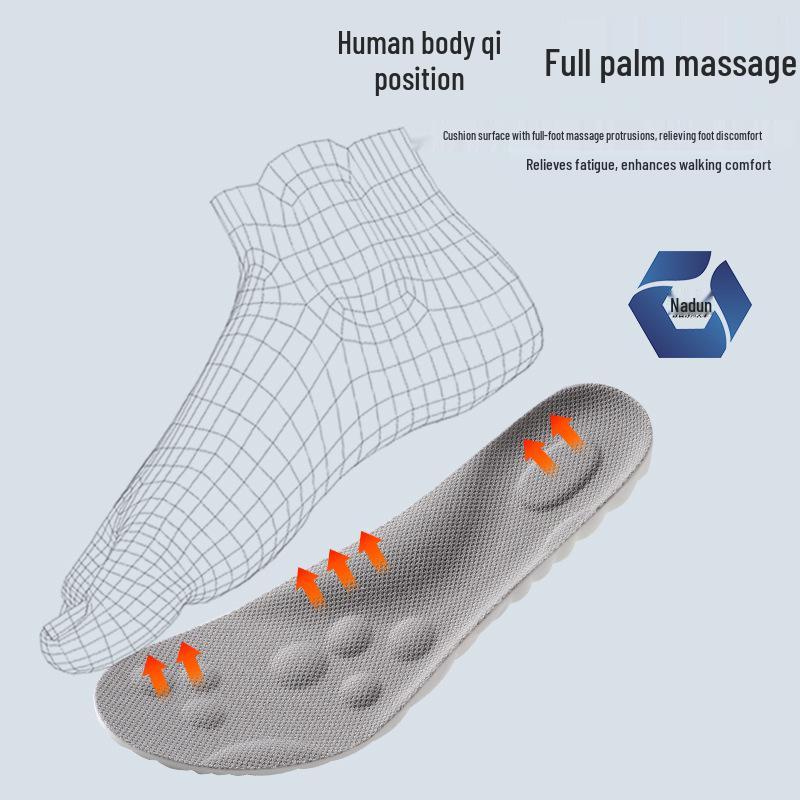 High-Performance Sports Insoles for Boys and Women: Breathable, Sweat-Absorbing, Antibacterial, High-Elastic, Shock-Absorbing Comfort Inserts.