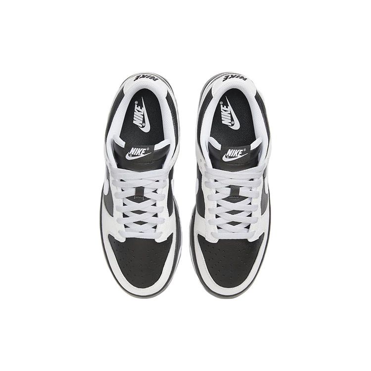 Nike Dunk Low Reverse Panda Unisex Sneakers Black White FD9064-011