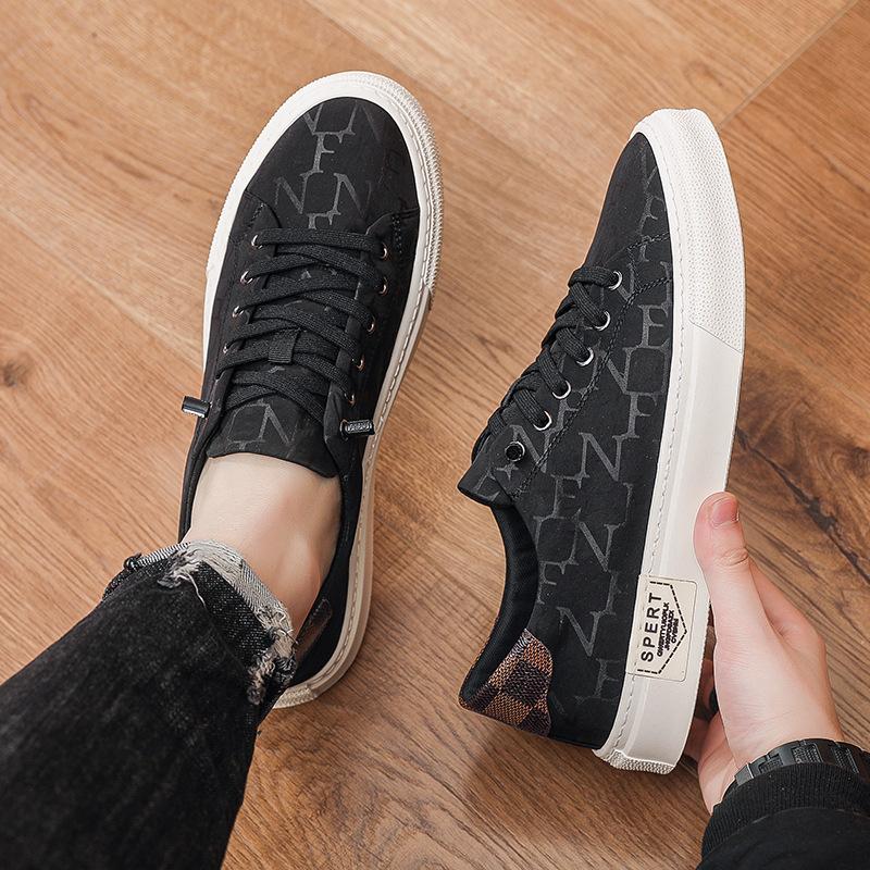 Cloth Shoes Men's One-pedal Casual Spring and Autumn Fashion Trendy Shoes European Men's Clothing Matching Shoes Wenzhou Factory Direct Sales