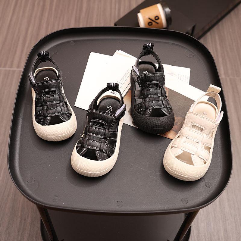 Fashion Girls' Shoes Summer New Kids Sandals Soft Soled Boys' Sports Sandals Anti Slip Child Beach Shoes Simple Girl Sandals