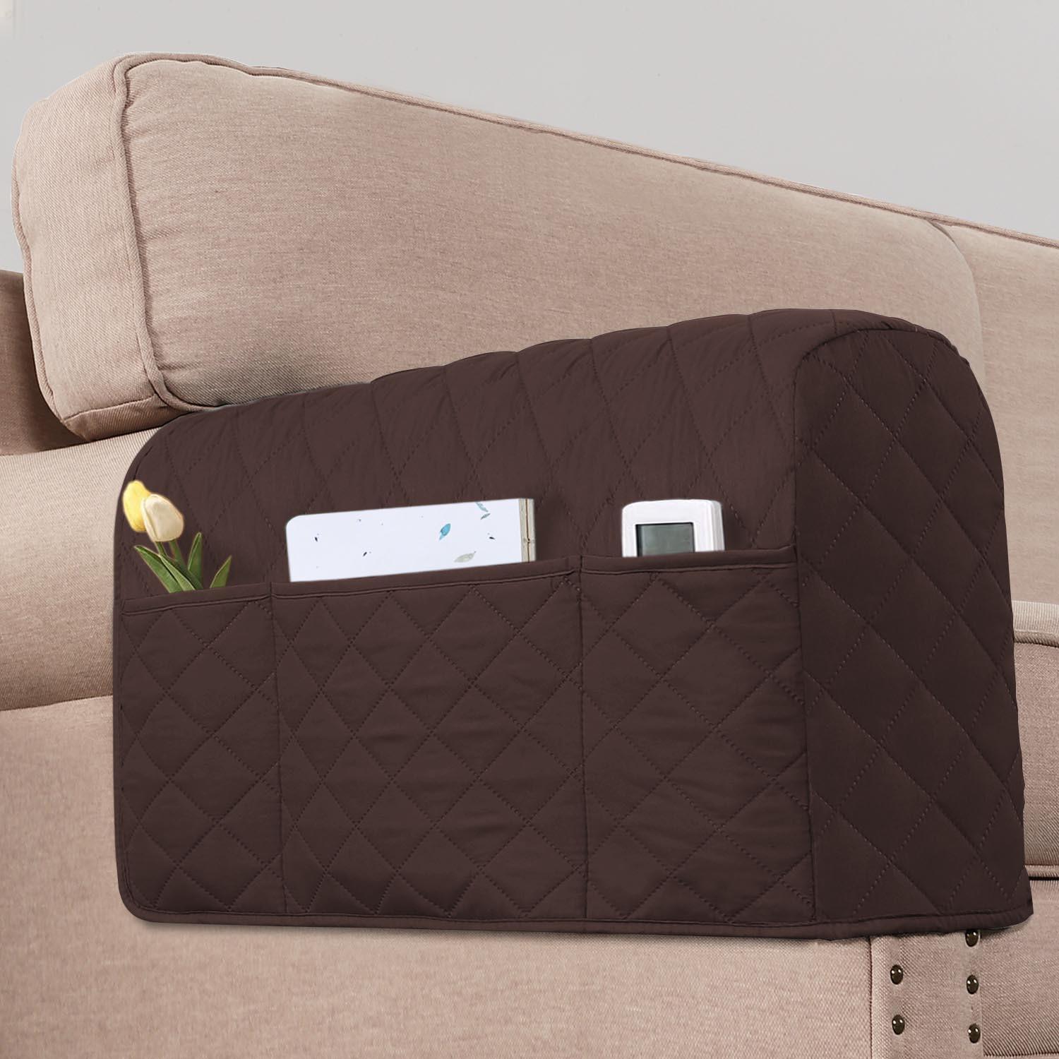 

2pcs Old Style Storage Sofa Armrest Towel Modern Minimalist Solid Color Anti Slip and Anti Scratch Pet Protective Cover Pad 2 PCS