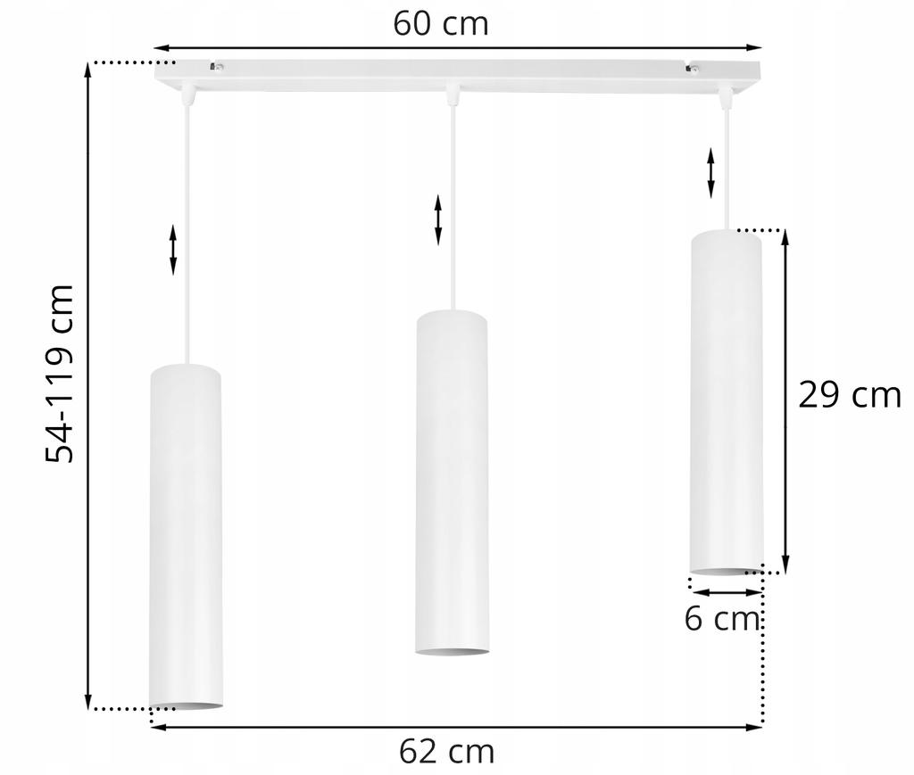 MODERN CEILING HANGING LAMP WHITE LED LAMP