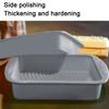 9 Inch Nonstick Square Cake Pan Easy Release Non-Slip High Temperature Resistant Silicone Cake Mold Baking Pan DIY Supplies
