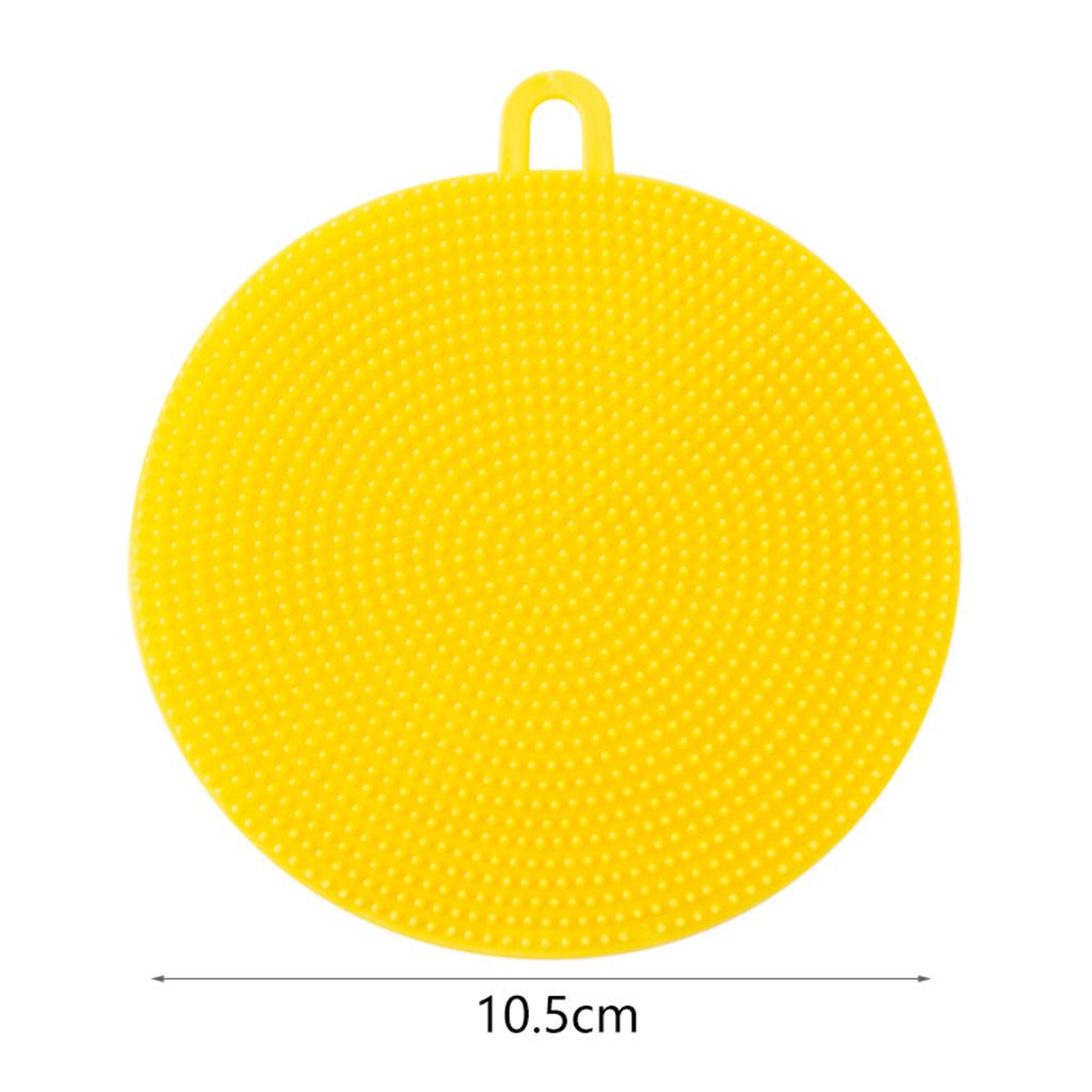 Silicone Non-Stick Dishwashing & Vegetable Cleaning Brush