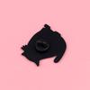FIRST OF ALL, I'M A DELIGHT Enamel Pin Cute Black Cat Brooch Pines Lapel Pins Badge Clothing Accessories Fashion Jewelry Gifts