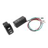DC12 24V Turn Signal Rocker Switch with Flasher Green LED for ATV UTV RV Vehicle Off Road Pickup Tractor Boat Motorcycle