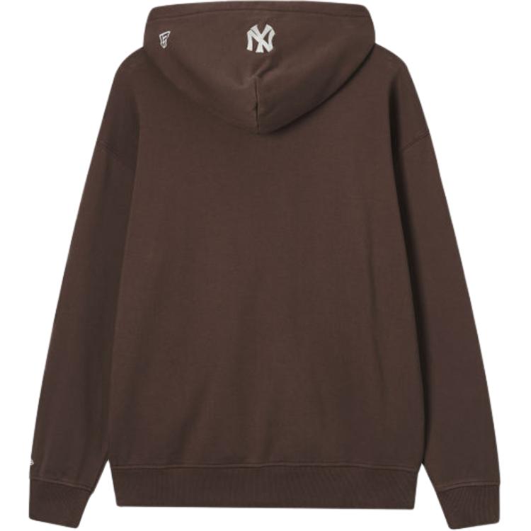 New Era Letter Print Comfortable Zip-Up Hoodie Unisex Hoodies 14726678