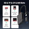 8 In 1 USB Card Reader 3.0 Card Reader SD Micro SD TF CF MS U Disk Compact Flash Card Adapter for Laptop  Smart Card Reader
