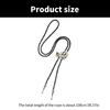 Men's Cowboy Bolo Tie Vintage Western Accessory Metal Scorpion Animal Pendant Adjustable Leather Cord Necktie Necklace