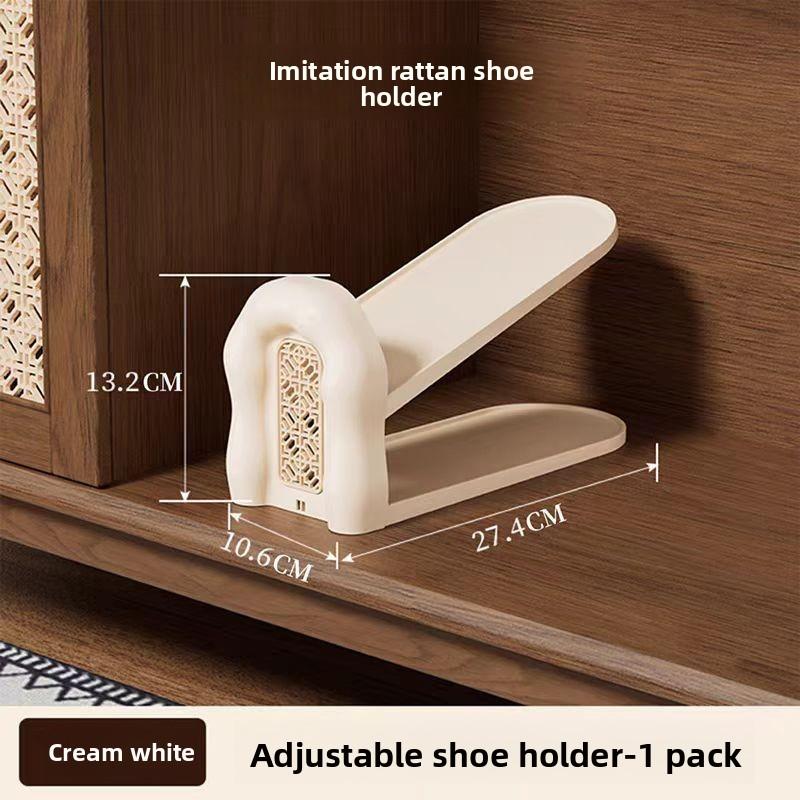 

Double-Tiered Shoe Rack with Dividers: Minimalist Luxury Home Shoe Storage 1PC