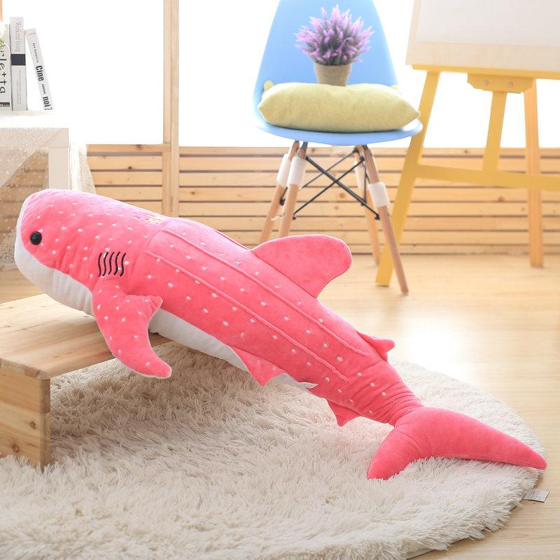 50-120cm Large Size New Style Blue Shark Plush Toys Big Fish Cloth Doll Whale Stuffed Animals Children Birthday Gift
